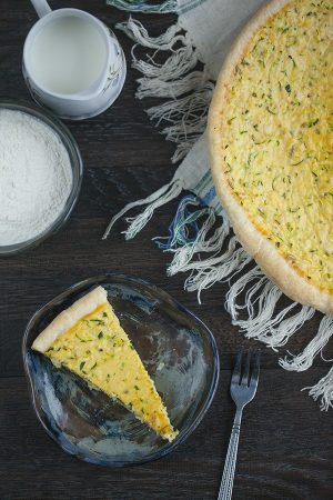 Keto Chicken and Zucchini Breakfast Quiche