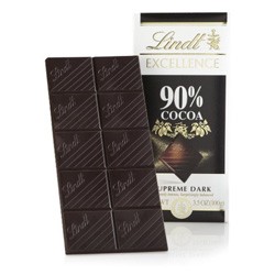 90% cocoa dark chocolate