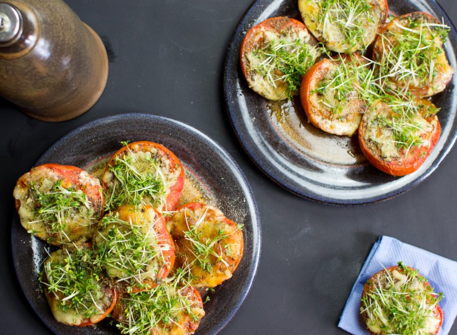 Keto Grilled Tomatoes with Apricot Jam