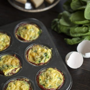 Keto Bacon, Egg and Cheese Cups