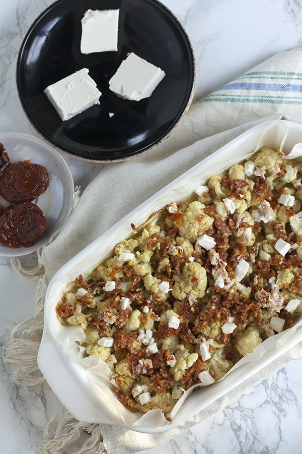 Keto Curry Roasted Cauliflower