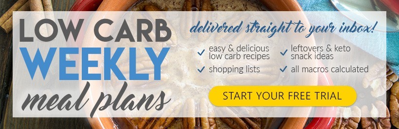 Low Carb Weekly Meal Plans