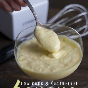 Keto, Low Carb & Sugar-free Banana Pudding