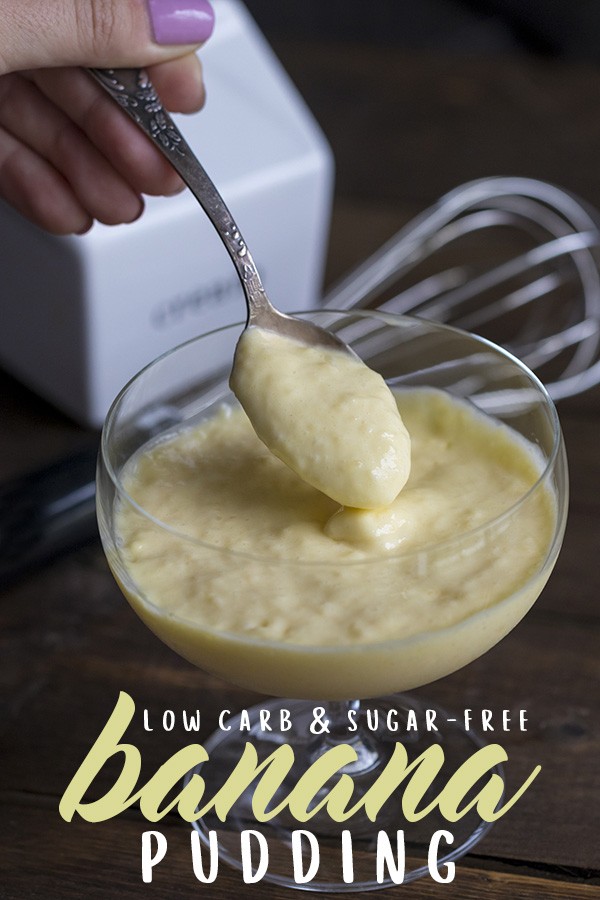 Keto, Low Carb & Sugar-free Banana Pudding