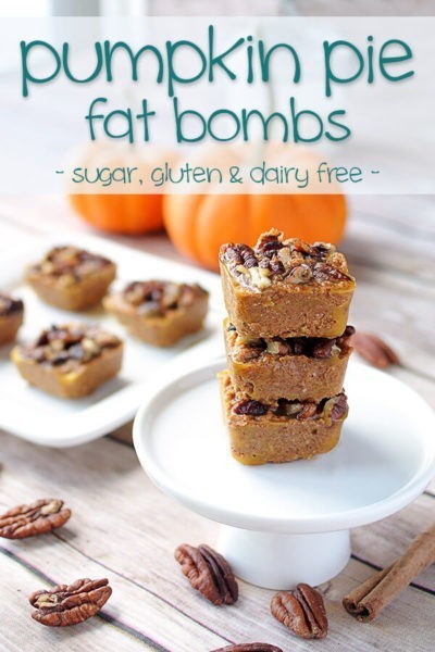 Low Carb, Sugar & Gluten-Free Pumpkin Desserts
