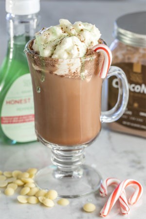 Keto White Chocolate Peppermint Mocha