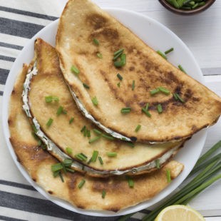 Cream Cheese & Chive Fold-Overs