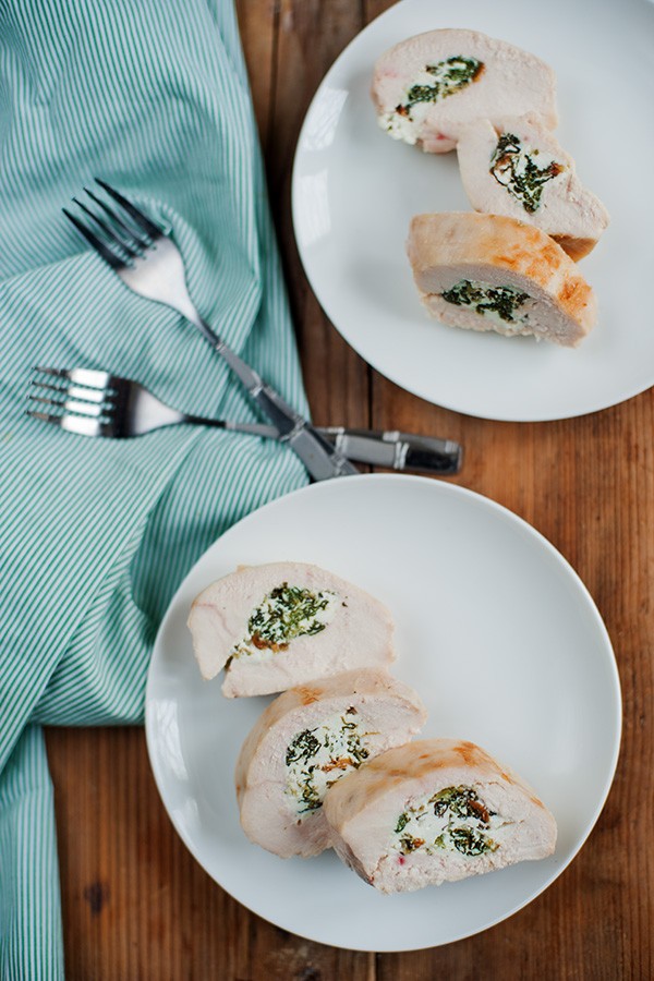 Low Carb Spinach Stuffed Chicken Breast