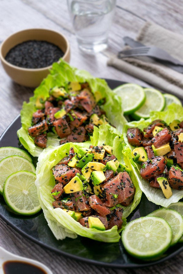 Keto Ahi Tuna Poke