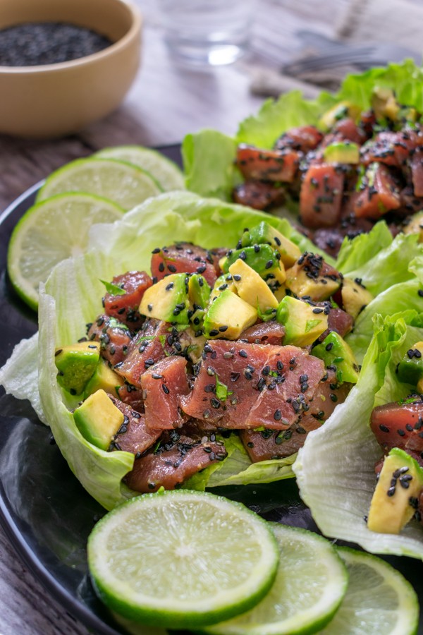 Low Carb Ahi Tuna Poke