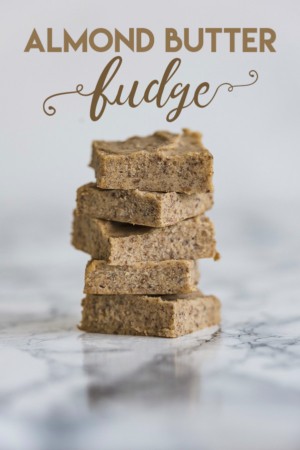 Keto Easy Almond Butter Fudge