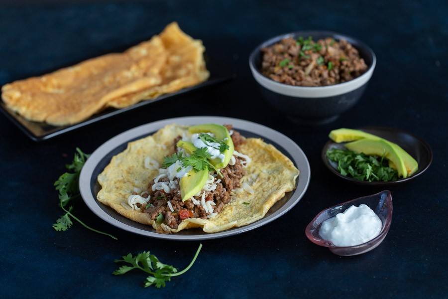 Keto Ground Beef Burrito Recipe