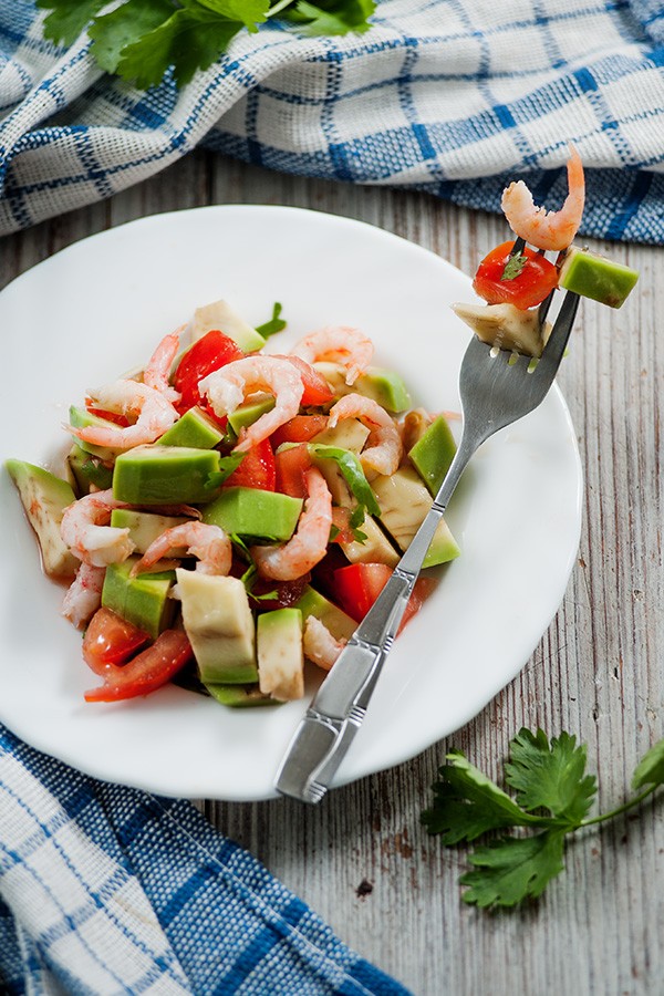 Keto Shrimp Avocado Salad