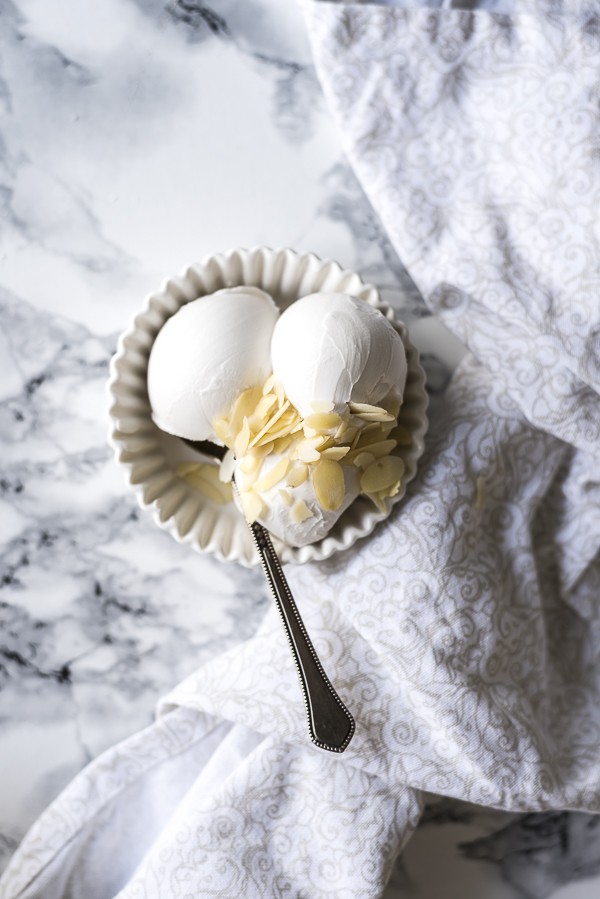 Keto Almond Milk Vanilla Ice Cream