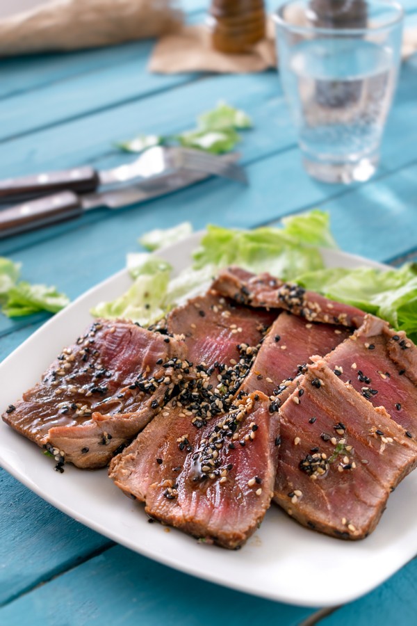 Low Carb Seared Tuna Steak