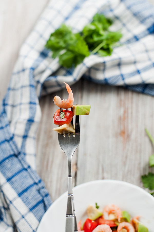 Low Carb Shrimp Avocado Salad