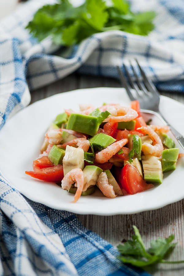 Keto Shrimp Avocado Salad