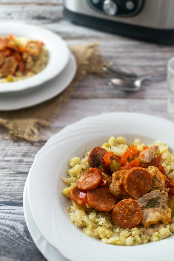 Low Carb Creole Chicken and Sausage