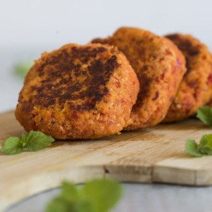 Fried Chicken & Bacon Patties