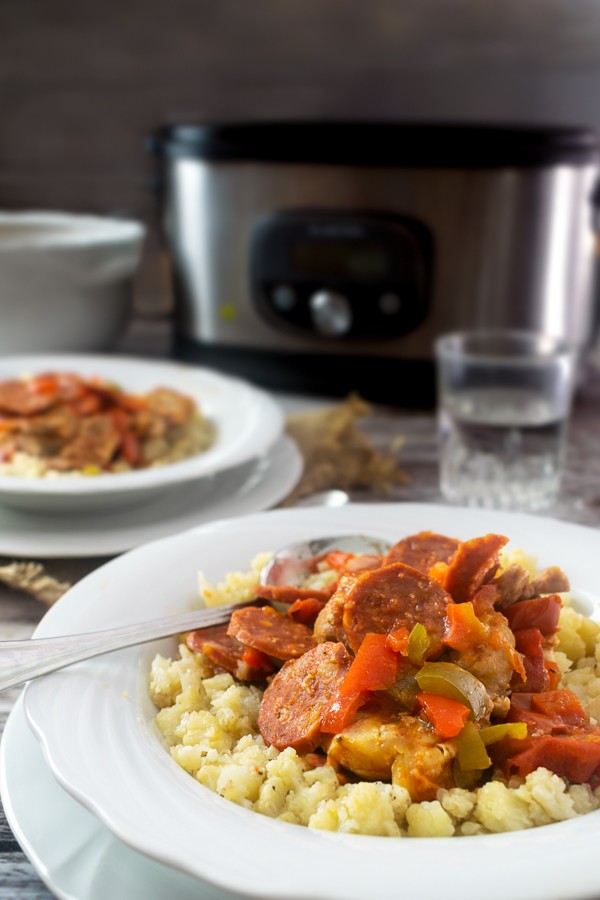 Keto Creole Chicken and Sausage