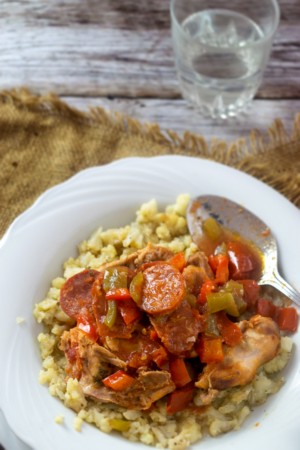 Keto Keto Creole Chicken & Sausage