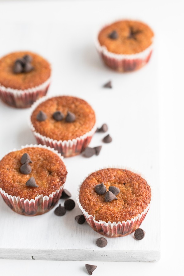 Keto Chocolate Chip Pumpkin Muffins