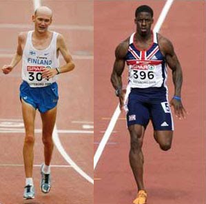 Sprinters versus marathon runners