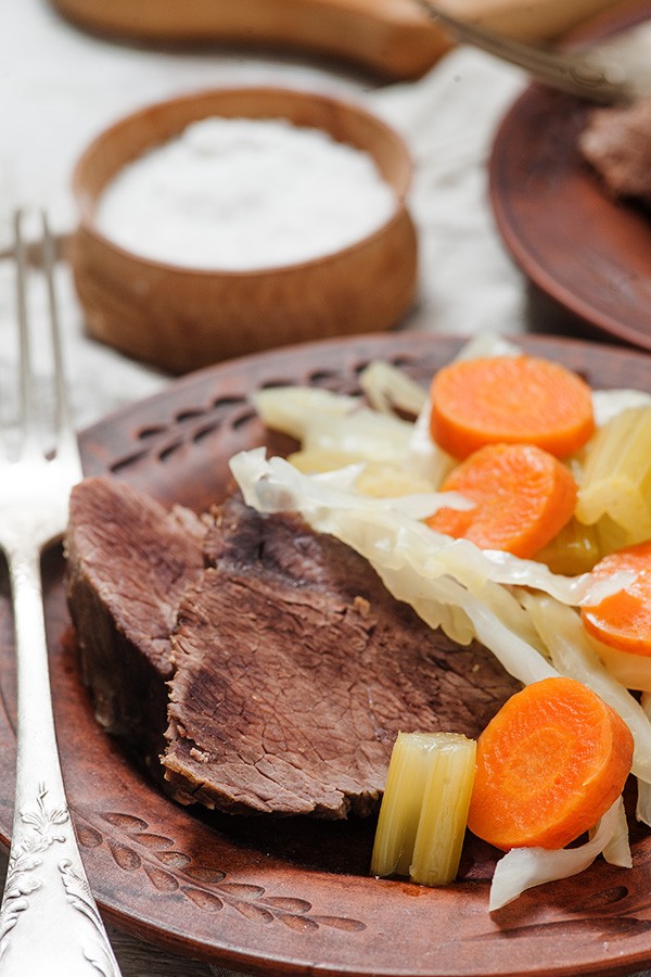 Keto Slow-Cooker Corned Beef & Cabbage