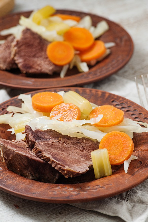 Keto Slow-Cooker Corned Beef and Cabbage