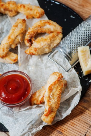 Keto Parmesan Chicken Tenders