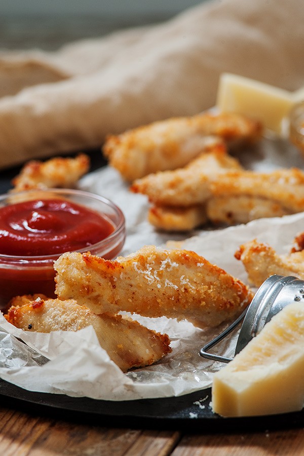 Low Carb Parmesan Chicken Tenders