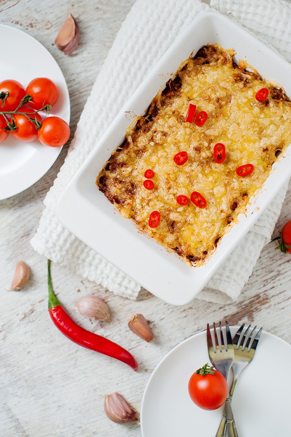 Keto Chili Dog Casserole