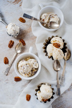 Keto Butter Pecan Ice Cream