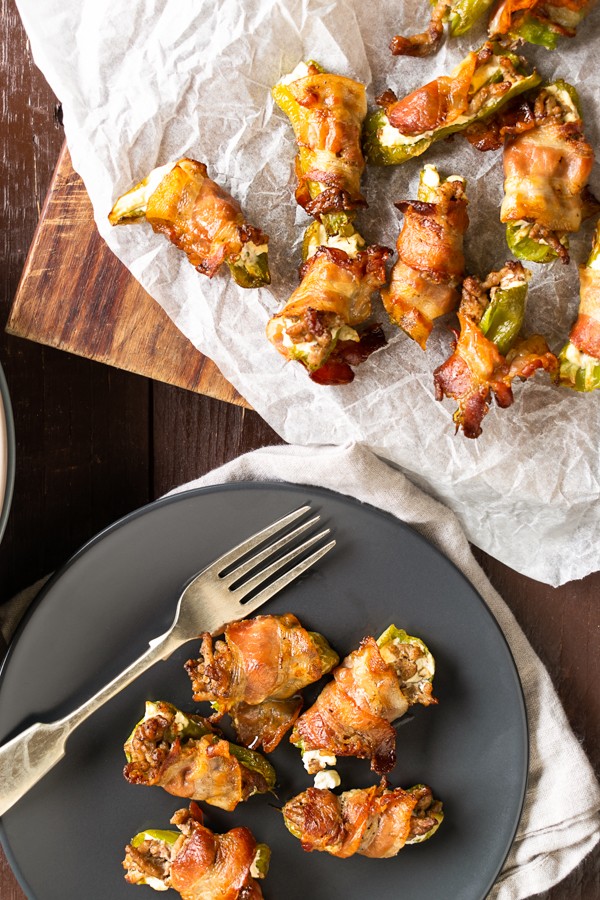 Bacon-Wrapped Jalapeno Poppers