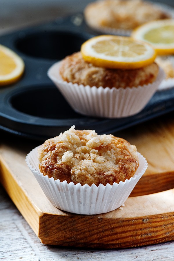 Keto Lemon Sour Cream Muffins