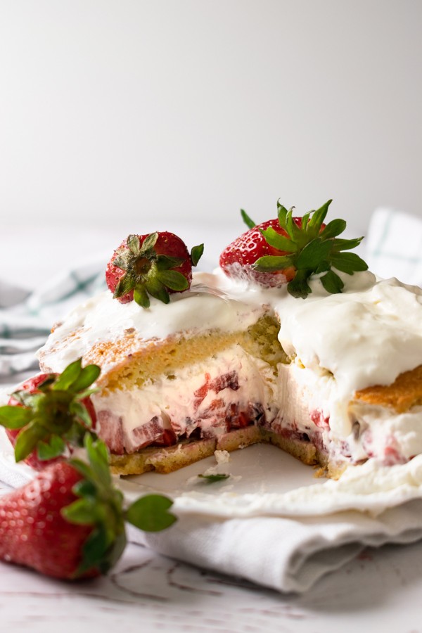 Keto Strawberry Shortcake