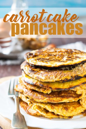 Keto Carrot Cake Pancakes