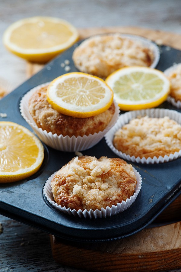 Low Carb Lemon Sour Cream Muffins2