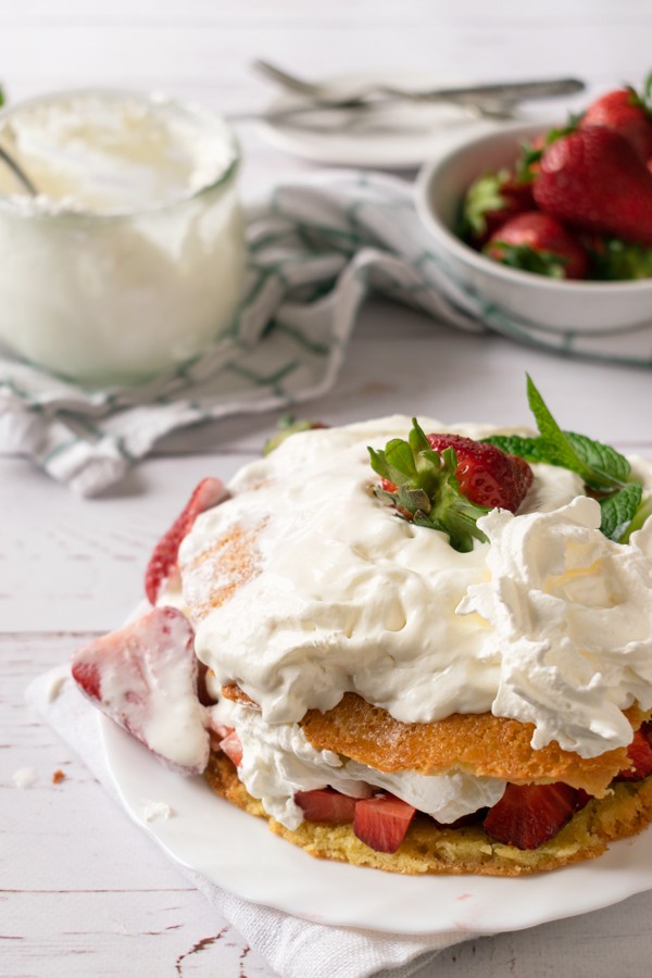 Low Carb Strawberry Shortcake