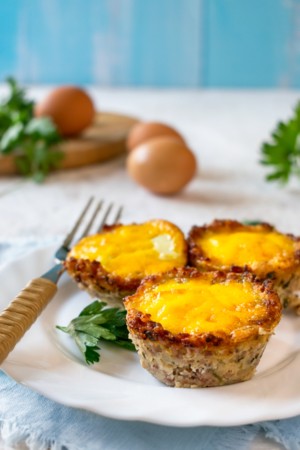 Keto Breakfast Hash Egg Cups