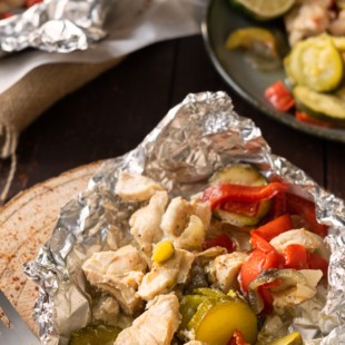 Grilled Chicken Fajita Packets