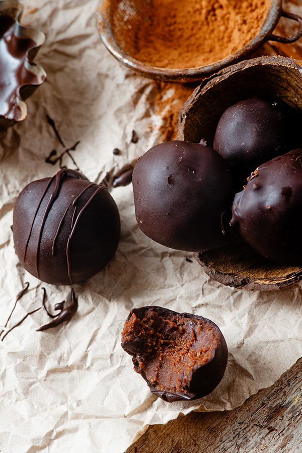 Low Carb Fudgy Chocolate Truffles