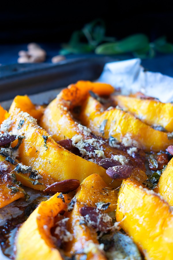 Low Carb Roasted Pumpkin and Parmesan