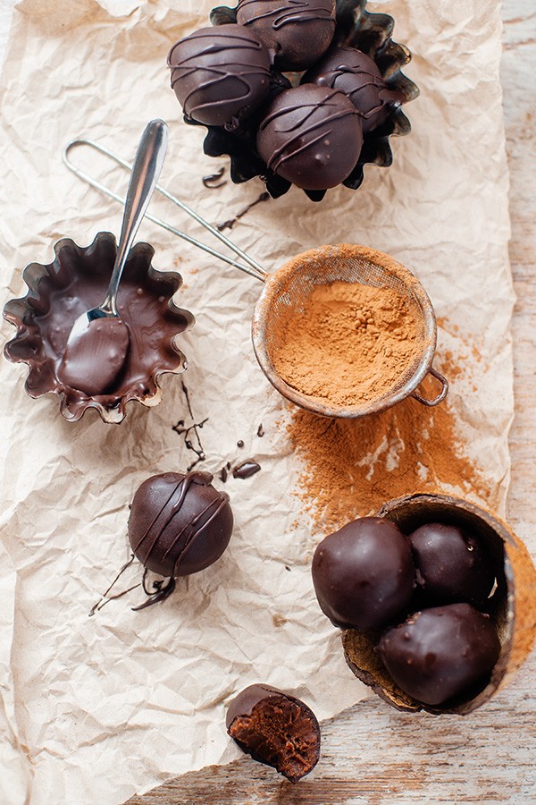 Keto Fudgy Chocolate Truffles