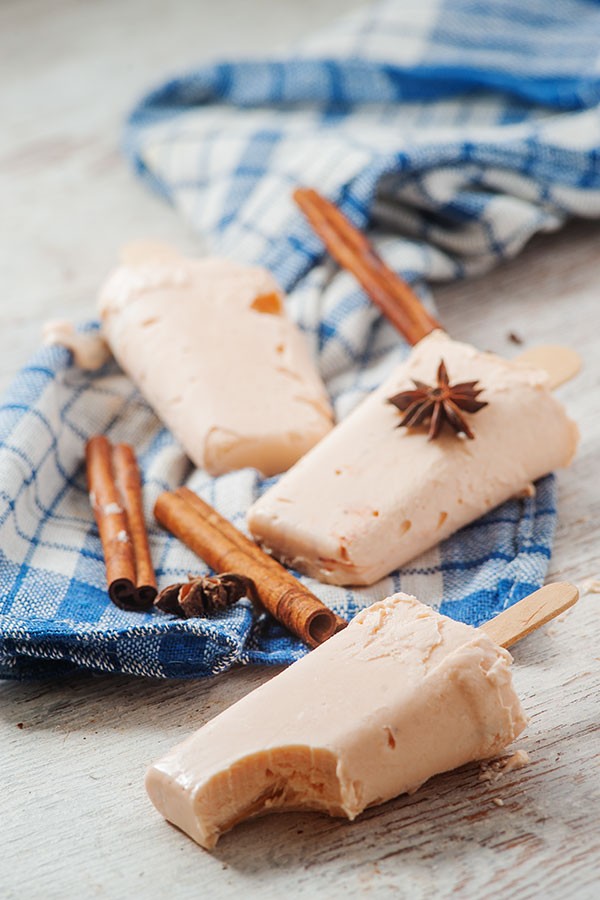 Keto Pumpkin Pie Popsicles