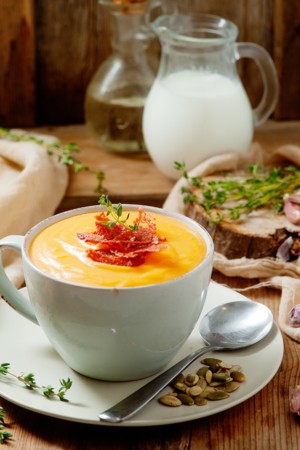 Keto Bacon Butternut Bisque