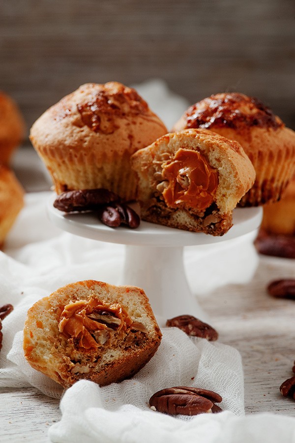 Keto Caramel Pecan Muffins