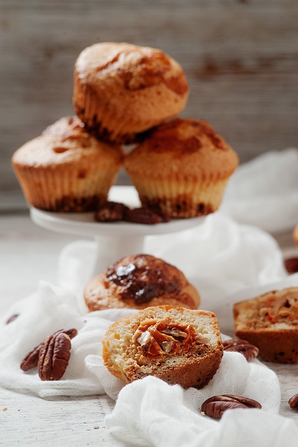 Keto Caramel Pecan Muffins