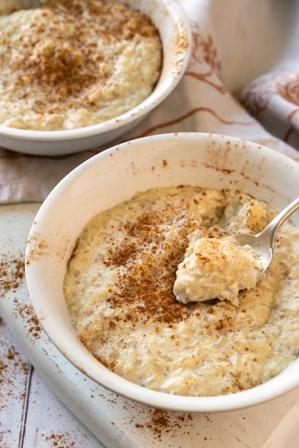 Low Carb Crockpot Coconut Rice Pudding