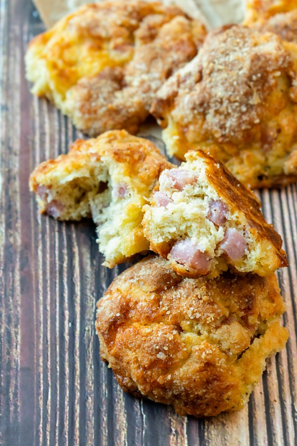 Keto Ham and Cheese Breakfast Rolls